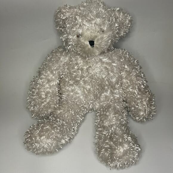 Cepia Glo E Bear White Shaggy Curly Color Kinetics 16" Light Up Plush Lovey Toy - Picture 16 of 16